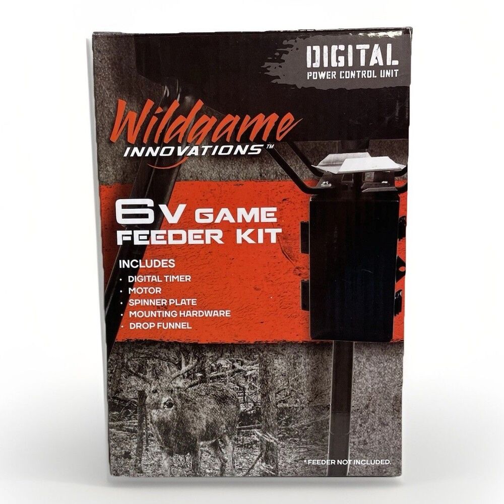 Wildgame Innovations Digital 6V Feeder Kit Control Unit T6DC Deer Hunting Turkey
